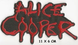 alice cooper - logo patch