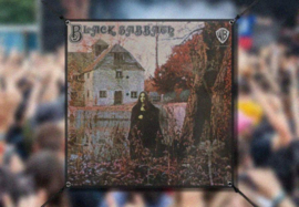 Black Sabbath - Black Sabbath - Wall Flag / Banner - Free tracked shipping !!!