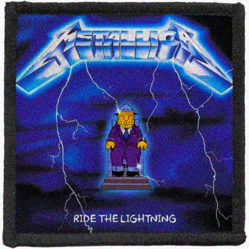 Simpsons - Ride The Lightning - Metallica - Parody patch