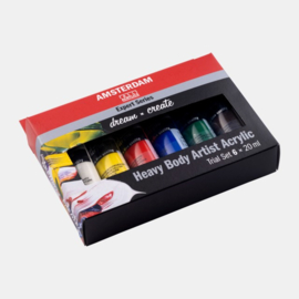Amsterdam Expert acrylverf proefset, 6 x 20ml