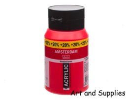 Amsterdam Acrylverf Naftolrood Middel (396), 600ml  ACTIE!