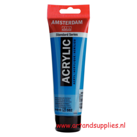 Amsterdam Acrylverf Mangaanblauw Phtalo (582), 120ml