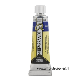 Rembrandt Aquarelverf Ultramarijn Donker (506), 10ml