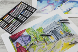 Eberhard Faber Oliepastelkrijt,  set van 50 stuks