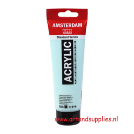 Amsterdam Acrylverf Turkooisgroen Licht (660), 120ml