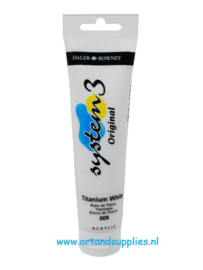 System 3 Acrylverf Titanium White (009), 150ml