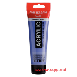 Amsterdam Acrylverf Ultramarijn Violet Licht (519), 120ml