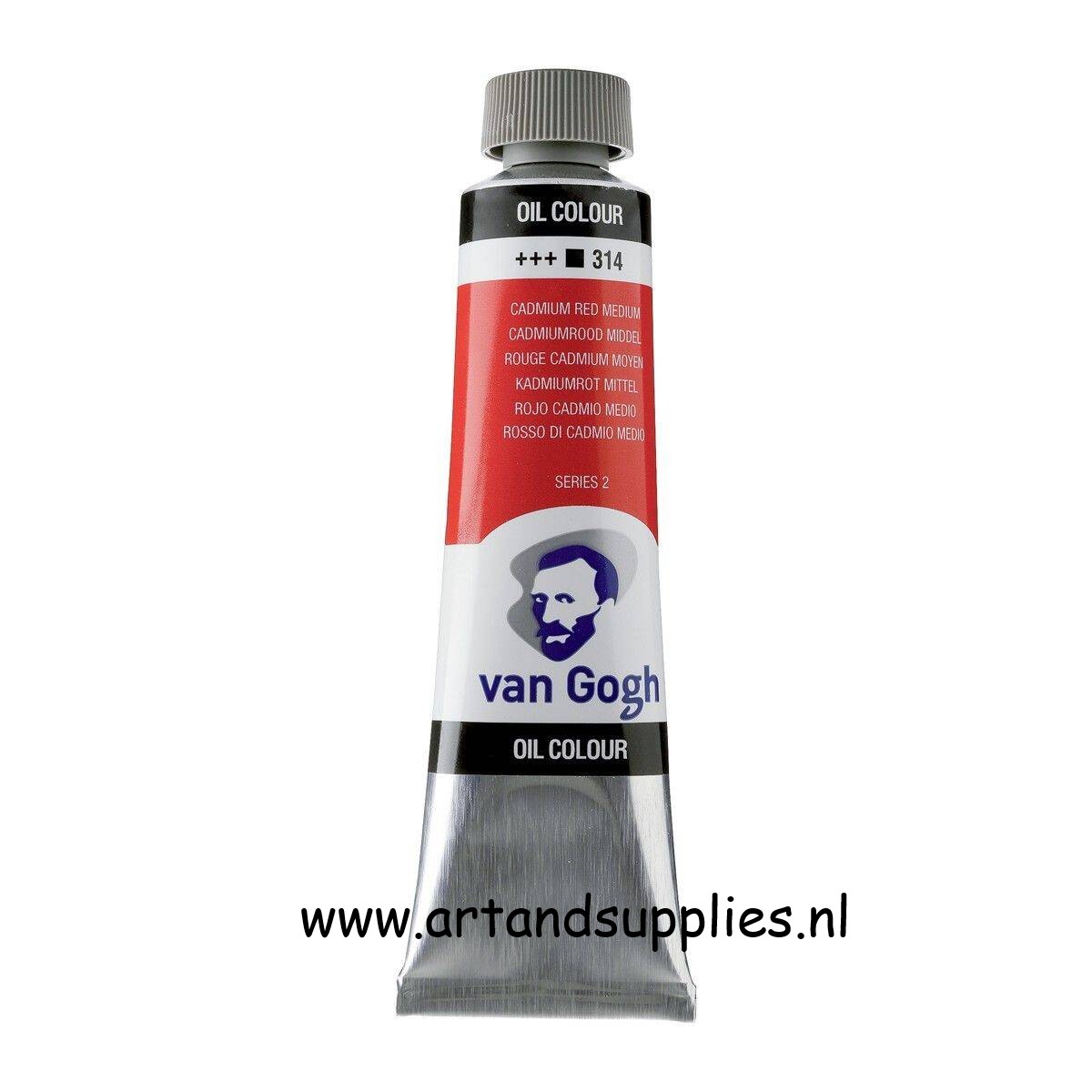 Van Gogh Olieverf Cadmiumrood Middel (314/2), 40ml
