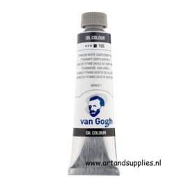 Van Gogh Olieverf Titaanwit, saffloerolie (105), 40ml