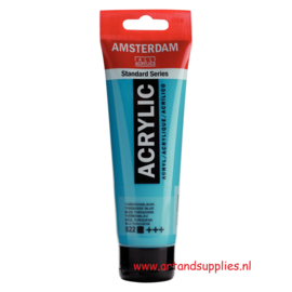 Amsterdam Acrylverf Turkooisblauw (522), 120ml