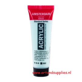 Amsterdam Acrylverf (660) Turkooisgroen Licht - 20 ml tube