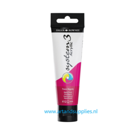 System 3 Acrylverf Process Magenta (412), 59ml