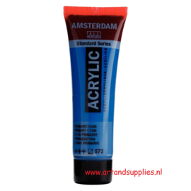 Amsterdam Acrylverf Primair Cyaan (572), 20ml