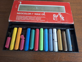 Caran D'Ache wax krijtjes, 15 stuks