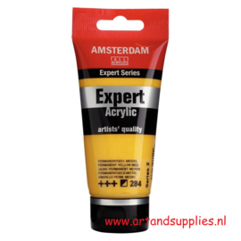 Amsterdam Expert Acrylverf Permanentgeel Middel (284/2), 75ml