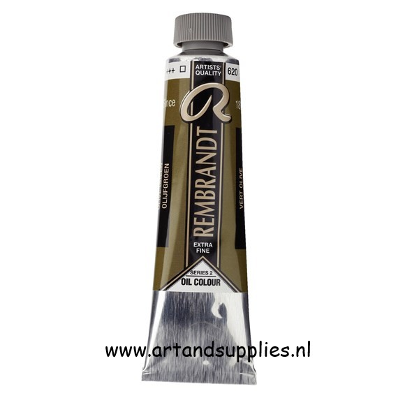Rembrandt Olieverf Olijfgroen (620/2), 40ml