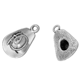 Cowboy Hoed glad XL, per 5 stuks