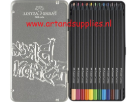 Black Edition kleurpotloden van Faber Castell, 12 stuks