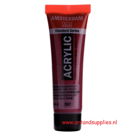 Amsterdam Acrylverf Permanent Roodviolet (567), 20ml