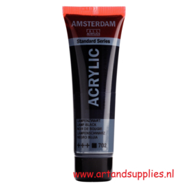 Amsterdam Acrylverf Lampenzwart (702), 20ml