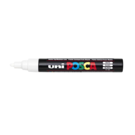 Posca Acrylmarker PC-5M, Wit