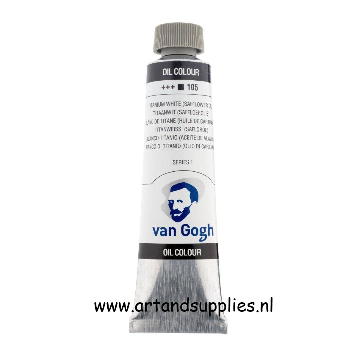 Van Gogh Olieverf Titaanwit, saffloerolie (105/1), 40ml