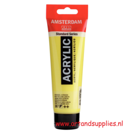 Amsterdam Acrylic Paint Azo Yellow Lemon (267), 120ml