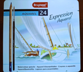 Bruynzeel - blik Aquarelpotloden - 24 stuks