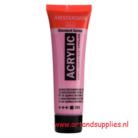 Amsterdam Acrylverf Quinacridonerose Licht (385), 20ml