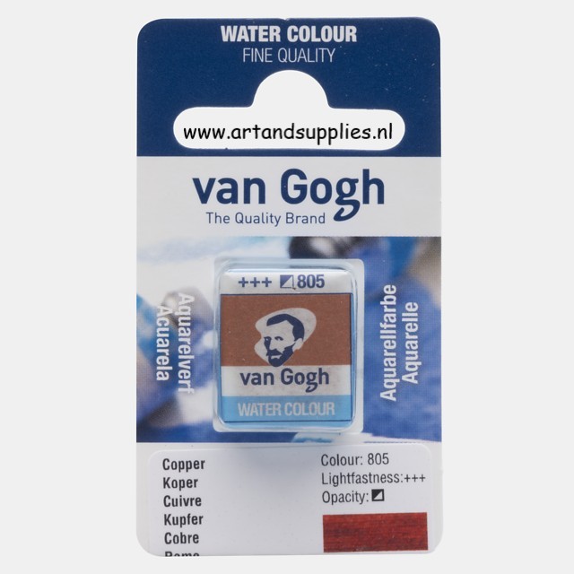 Van Gogh Aquarelverf Koper (805), half napje