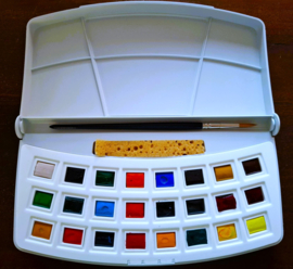 Van Gogh Aquarelpocket  Box, 24 halve napjes