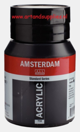 Amsterdam Acrylverf (735) Oxydzwart, 500ml