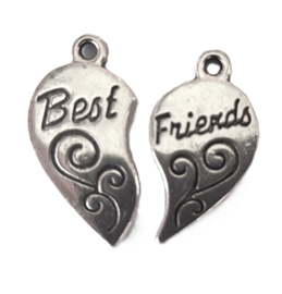 Gebroken hart Best Friends, per 2 stuks