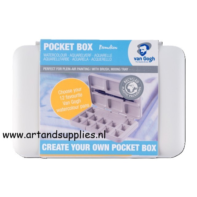 Van Gogh Aquarelpocket  Box voor 12 halve napjes