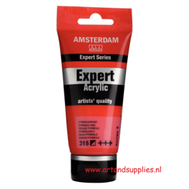 Amsterdam Expert Acrylverf 75ml, 315 Pyrrole Rood