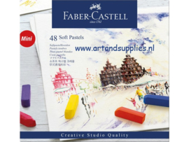 Faber Castell Softpastel set 48 stuks, halve pastels