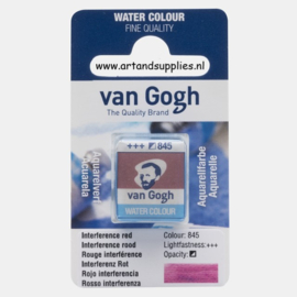 Van Gogh Aquarelverf Interference Rood (845), half napje