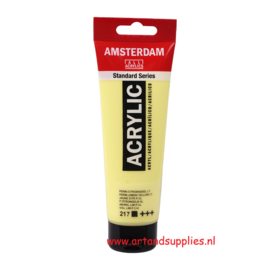 Amsterdam Acrylverf Permanent Citroengeel Licht (217), 120ml