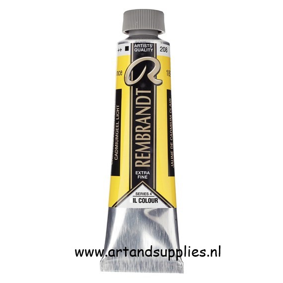 Rembrandt Olieverf Cadmiumgeel Licht (208/4), 40ml
