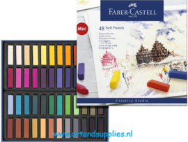Faber Castell Softpastel set 48 stuks, halve pastels