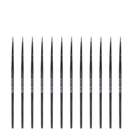 Kangaro penseel synthetisch - Kort Rond, 2mm