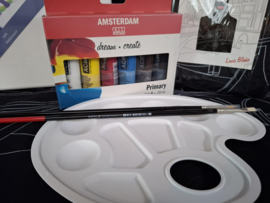Basispakket / Workshop pakket Amsterdam Acryl
