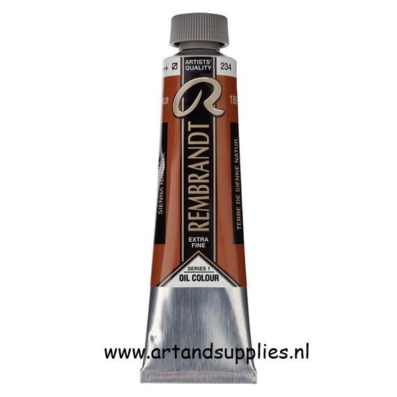 Rembrandt Olieverf Sienna Naturel (234/1), 40ml
