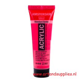 Amsterdam SPECIALTIES Acrylverf Metallic Rood (832), 20ml