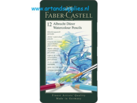 Faber Castell aquarelpotloden, set van 12 stuks