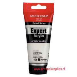 Amsterdam Expert Acrylverf Titaanwit (105), 75ml
