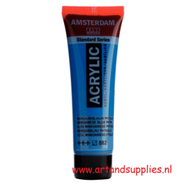 Amsterdam Acrylverf Mangaanblauw Phtalo (582), 20ml