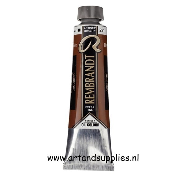 Rembrandt Olieverf Goudoker (231/1), 40ml