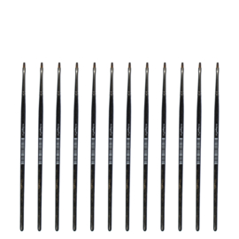 Kangaro penseel synthetisch - Kort Plat, 2mm