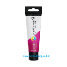 System 3 Acrylverf Purple (433), 59ml